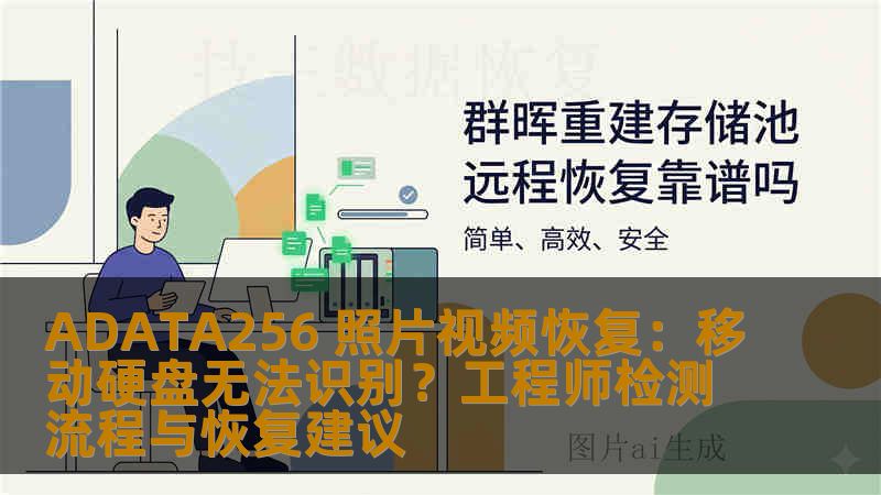 ADATA256 照片视频恢复：移动硬盘无法识别？工程师检测流程与恢复建议