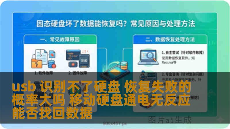 usb 识别不了硬盘 恢复失败的概率大吗 移动硬盘通电无反应能否找回数据