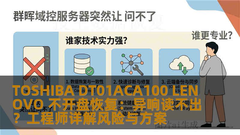 TOSHIBA DT01ACA100 LENOVO 不开盘恢复：异响读不出？工程师详解风险与方案