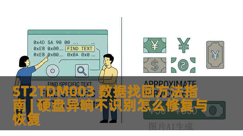 ST2TDM003 数据找回方法指南 | 硬盘异响不识别怎么修复与恢复