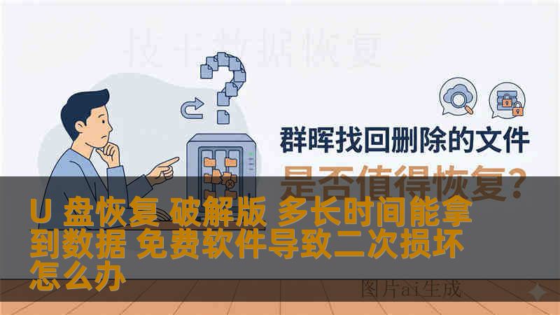 U 盘恢复 破解版 多长时间能拿到数据 免费软件导致二次损坏怎么办