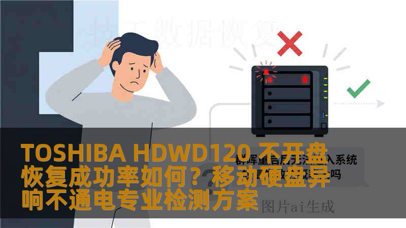 TOSHIBA HDWD120 不开盘恢复成功率如何？移动硬盘异响不通电专业检测方案
