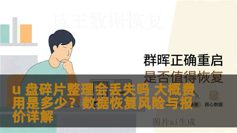 u 盘碎片整理会丢失吗 大概费用是多少？数据恢复风险与报价详解
