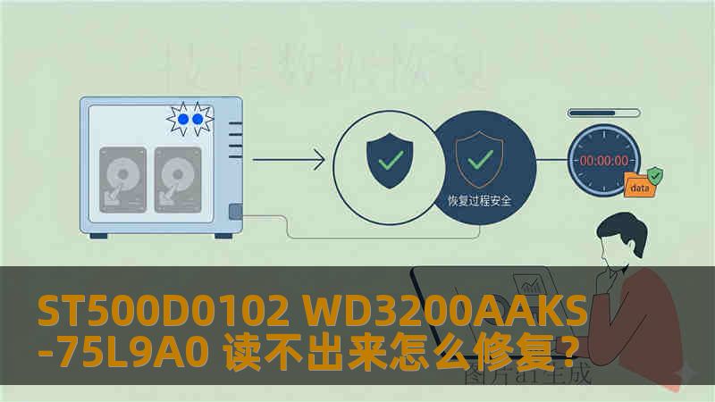 ST500D0102 WD3200AAKS-75L9A0 读不出来怎么修复？