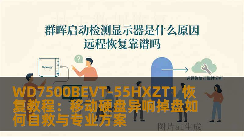 WD7500BEVT-55HXZT1 恢复教程：移动硬盘异响掉盘如何自救与专业方案