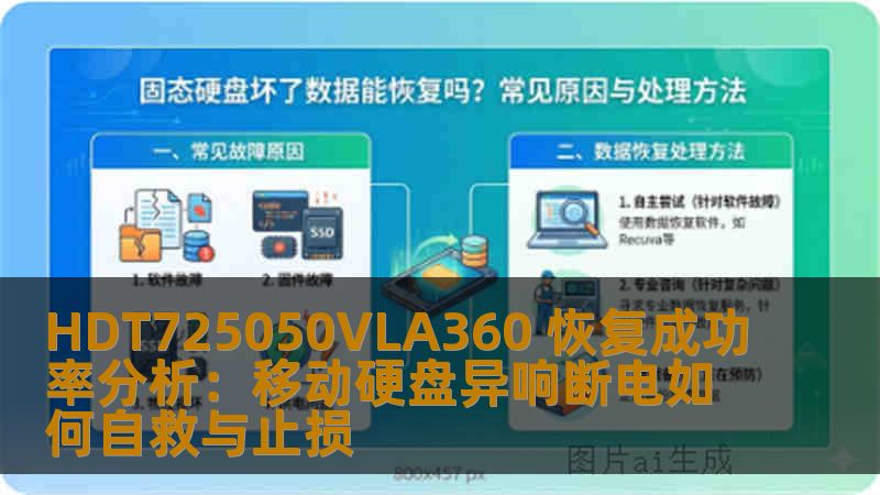 HDT725050VLA360 恢复成功率分析：移动硬盘异响断电如何自救与止损