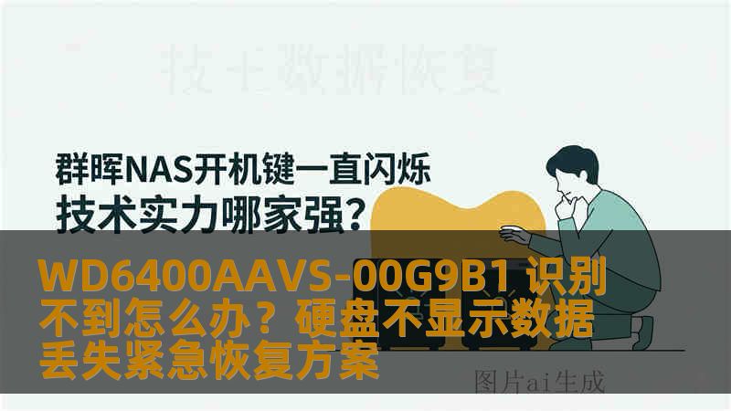 WD6400AAVS-00G9B1 识别不到怎么办？硬盘不显示数据丢失紧急恢复方案