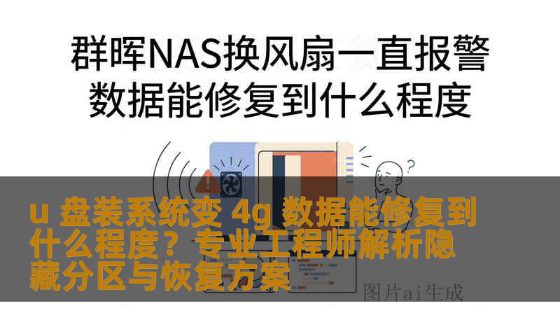 u 盘装系统变 4g 数据能修复到什么程度？专业工程师解析隐藏分区与恢复方案
