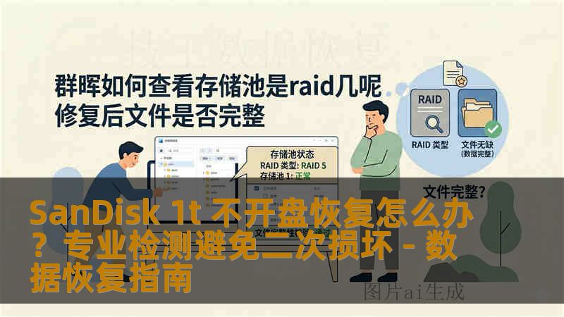 SanDisk 1t 不开盘恢复怎么办？专业检测避免二次损坏 - 数据恢复指南