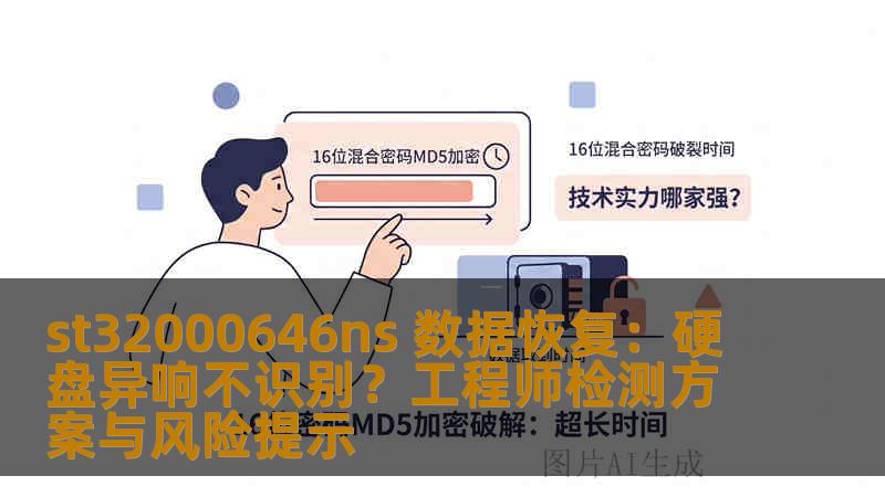 st32000646ns 数据恢复：硬盘异响不识别？工程师检测方案与风险提示