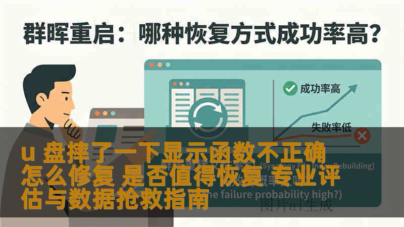 u 盘摔了一下显示函数不正确怎么修复 是否值得恢复 专业评估与数据抢救指南