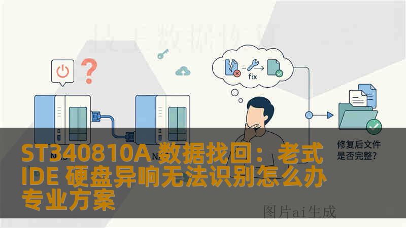 ST340810A 数据找回：老式 IDE 硬盘异响无法识别怎么办专业方案