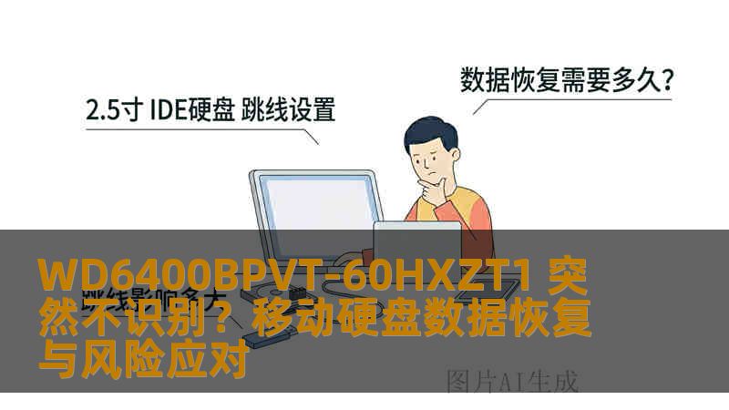 WD6400BPVT-60HXZT1 突然不识别？移动硬盘数据恢复与风险应对