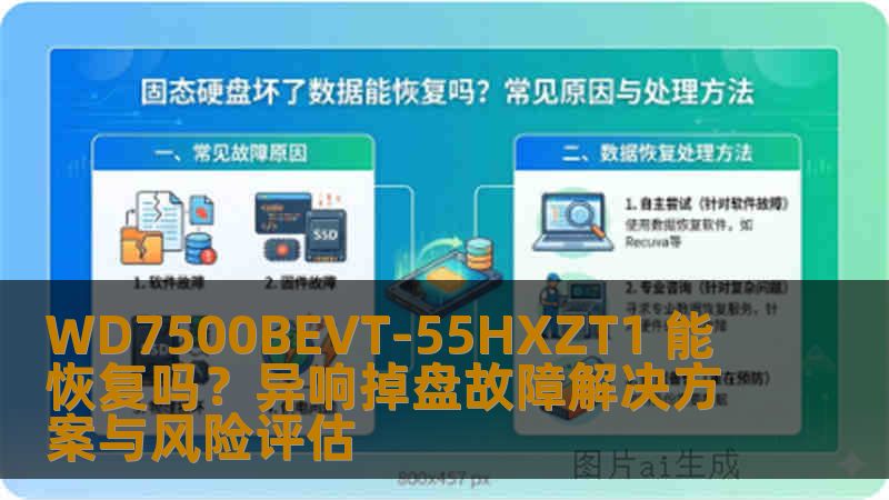 WD7500BEVT-55HXZT1 能恢复吗？异响掉盘故障解决方案与风险评估