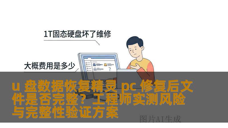 u 盘数据恢复精灵 pc 修复后文件是否完整？工程师实测风险与完整性验证方案