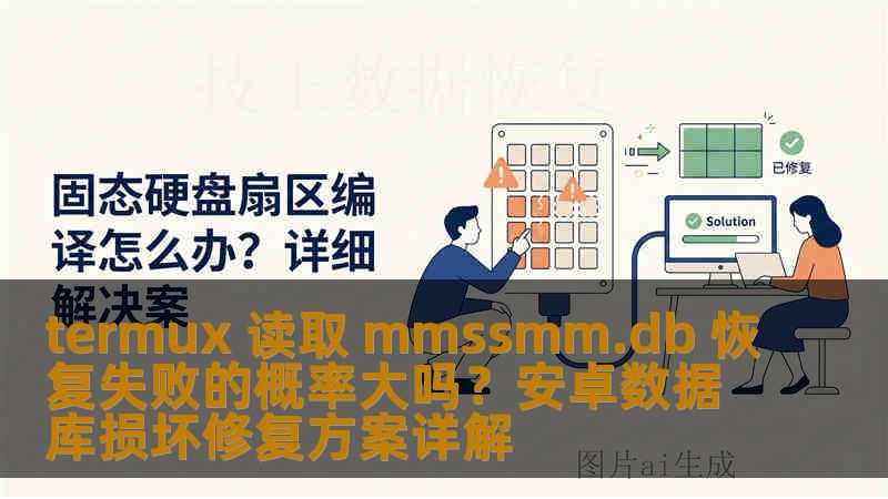 termux 读取 mmssmm.db 恢复失败的概率大吗？安卓数据库损坏修复方案详解