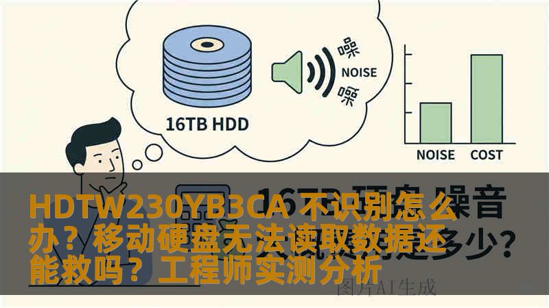 HDTW230YB3CA 不识别怎么办？移动硬盘无法读取数据还能救吗？工程师实测分析