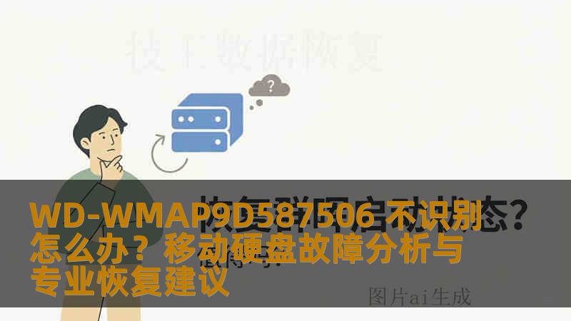 WD-WMAP9D587506 不识别怎么办？移动硬盘故障分析与专业恢复建议