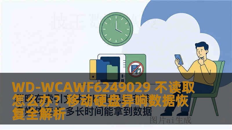 WD-WCAWF6249029 不读取怎么办？移动硬盘异响数据恢复全解析