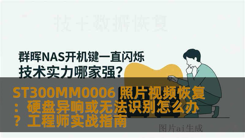 ST300MM0006 照片视频恢复：硬盘异响或无法识别怎么办？工程师实战指南
