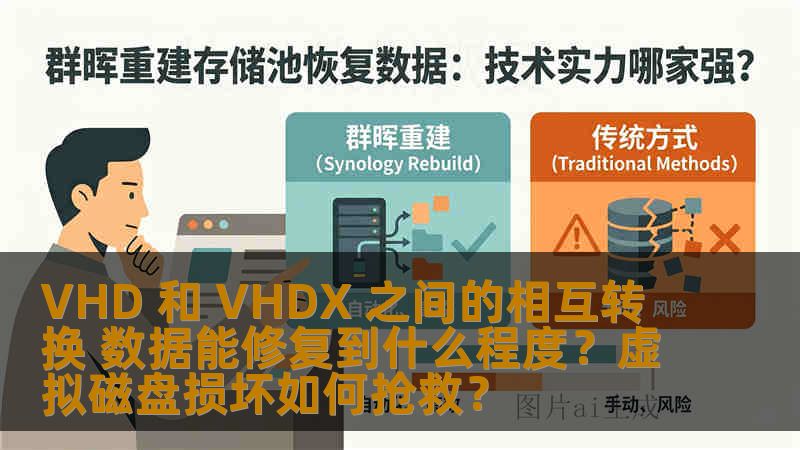VHD 和 VHDX 之间的相互转换 数据能修复到什么程度？虚拟磁盘损坏如何抢救？