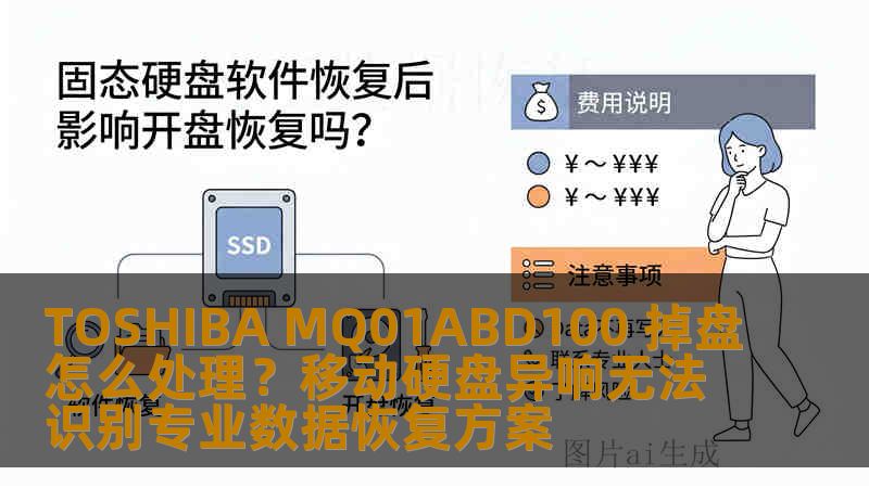 TOSHIBA MQ01ABD100 掉盘怎么处理？移动硬盘异响无法识别专业数据恢复方案
