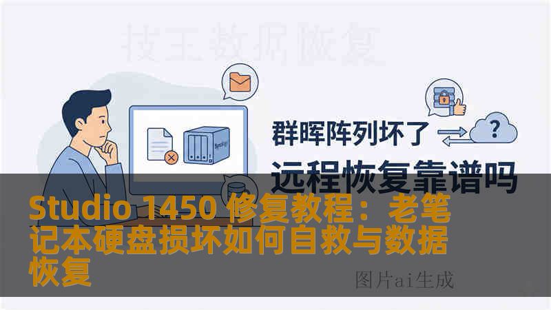 Studio 1450 修复教程：老笔记本硬盘损坏如何自救与数据恢复