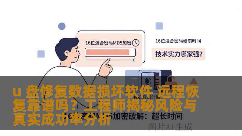 u 盘修复数据损坏软件 远程恢复靠谱吗？工程师揭秘风险与真实成功率分析