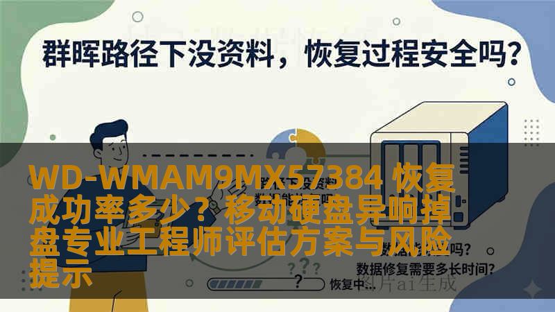 WD-WMAM9MX57384 恢复成功率多少？移动硬盘异响掉盘专业工程师评估方案与风险提示