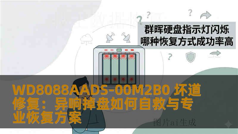 WD8088AADS-00M2B0 坏道修复：异响掉盘如何自救与专业恢复方案