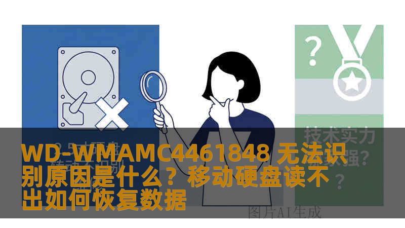 WD-WMAMC4461848 无法识别原因是什么？移动硬盘读不出如何恢复数据