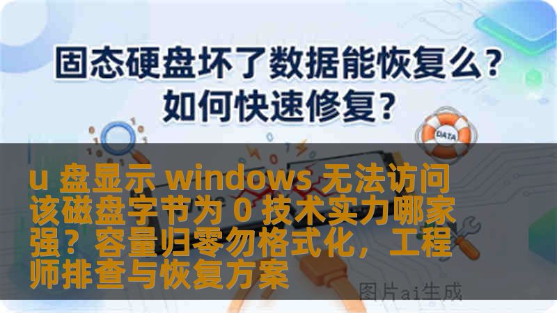 u 盘显示 windows 无法访问该磁盘字节为 0 技术实力哪家强？容量归零勿格式化，工程师排查与恢复方案