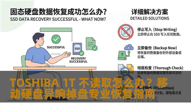 TOSHIBA 1T 不读取怎么办？移动硬盘异响掉盘专业恢复指南