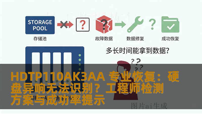 HDTP110AK3AA 专业恢复：硬盘异响无法识别？工程师检测方案与成功率提示
