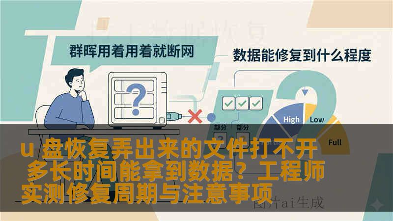 u 盘恢复弄出来的文件打不开 多长时间能拿到数据？工程师实测修复周期与注意事项