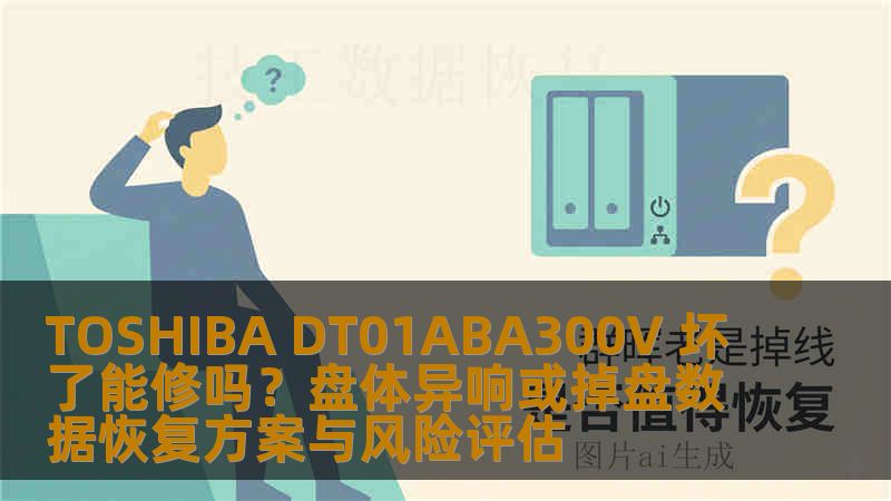 TOSHIBA DT01ABA300V 坏了能修吗？盘体异响或掉盘数据恢复方案与风险评估