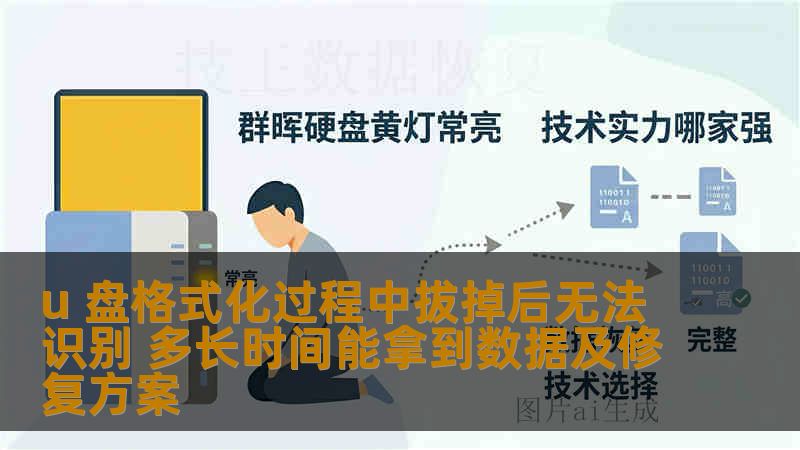 u 盘格式化过程中拔掉后无法识别 多长时间能拿到数据及修复方案