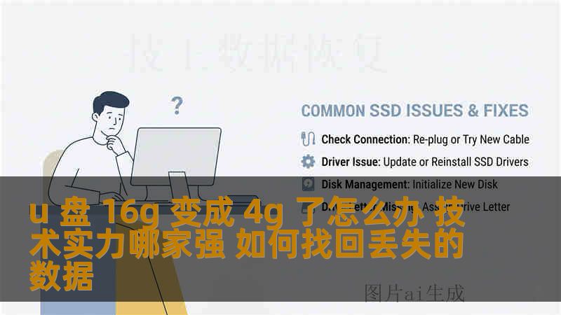u 盘 16g 变成 4g 了怎么办 技术实力哪家强 如何找回丢失的数据