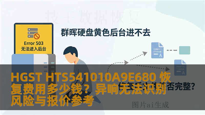 HGST HTS541010A9E680 恢复费用多少钱？异响无法识别风险与报价参考