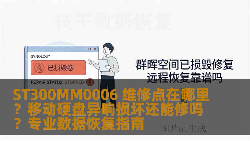 ST300MM0006 维修点在哪里？移动硬盘异响损坏还能修吗？专业数据恢复指南