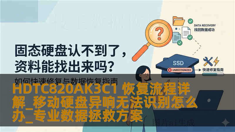 HDTC820AK3C1 恢复流程详解_移动硬盘异响无法识别怎么办_专业数据拯救方案