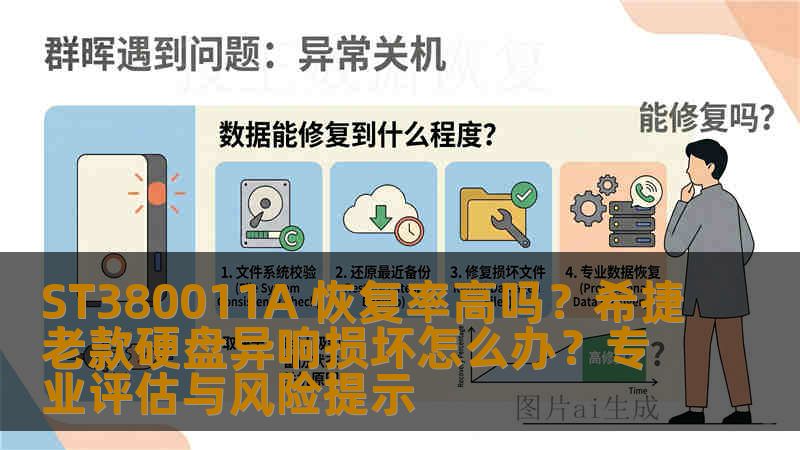 ST380011A 恢复率高吗？希捷老款硬盘异响损坏怎么办？专业评估与风险提示