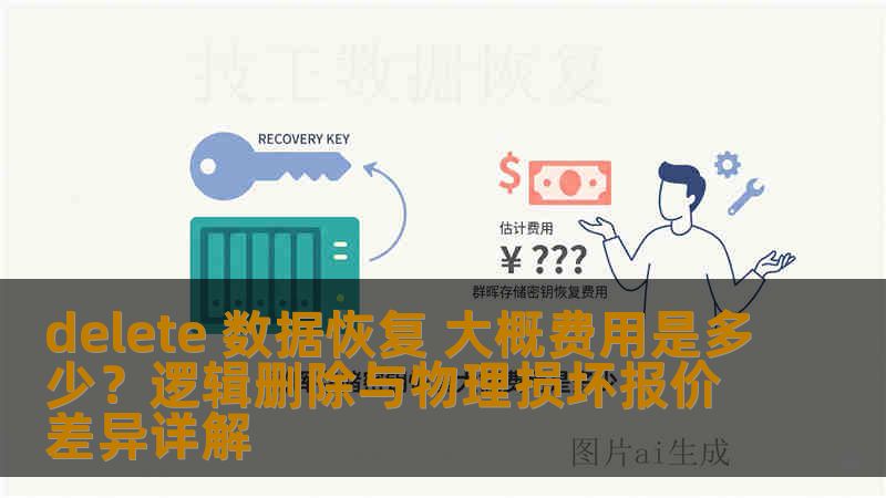 delete 数据恢复 大概费用是多少？逻辑删除与物理损坏报价差异详解