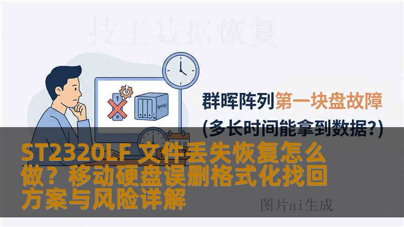 ST2320LF 文件丢失恢复怎么做？移动硬盘误删格式化找回方案与风险详解
