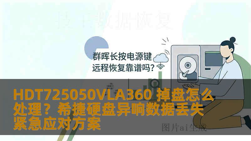 HDT725050VLA360 掉盘怎么处理？希捷硬盘异响数据丢失紧急应对方案