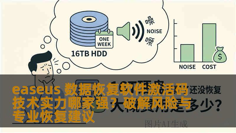 easeus 数据恢复软件激活码 技术实力哪家强？破解风险与专业恢复建议