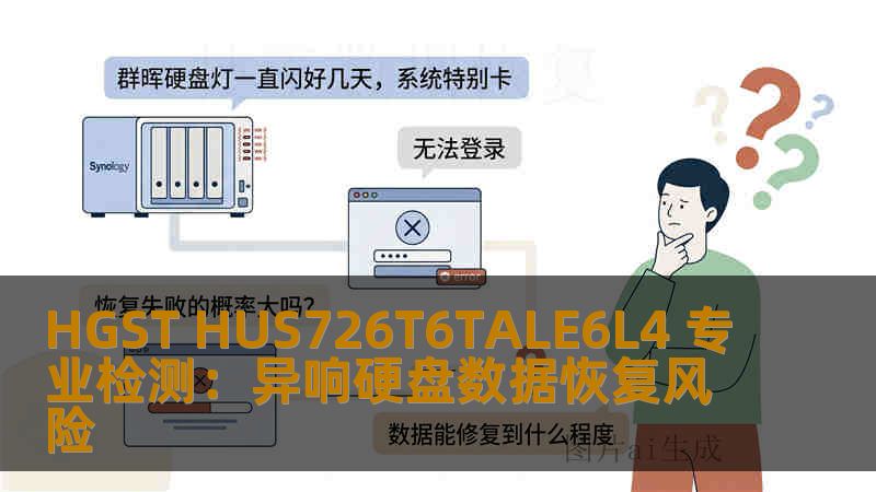 HGST HUS726T6TALE6L4 专业检测：异响硬盘数据恢复风险