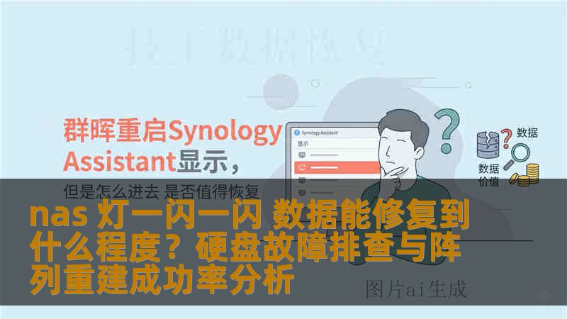 nas 灯一闪一闪 数据能修复到什么程度？硬盘故障排查与阵列重建成功率分析