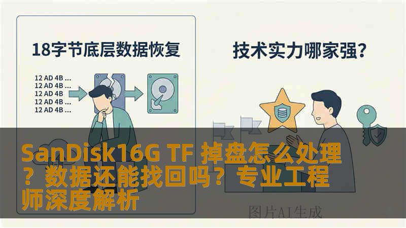 SanDisk16G TF 掉盘怎么处理？数据还能找回吗？专业工程师深度解析