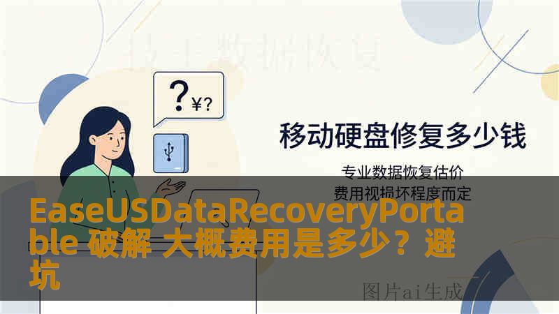 EaseUSDataRecoveryPortable 破解 大概费用是多少？避坑